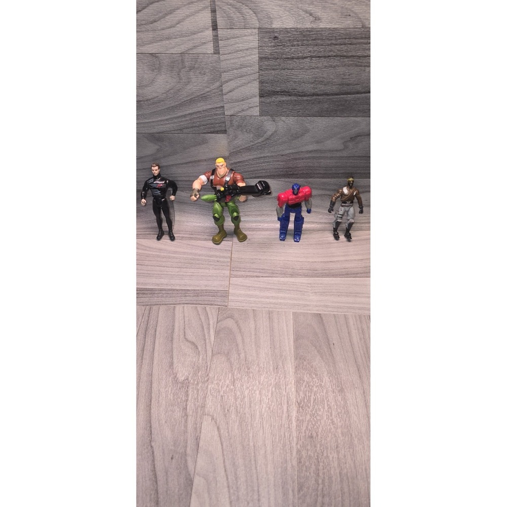 Lot Of 4 Action Figures ( Sarge, Transformer, Bruce Wayne & Jazware )